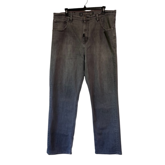 LRG Vintage Jeans LR Geans Gray Y2K Relaxed Baggy Skater Hip Hop 2000s Men Sz 40 - Picture 1 of 7